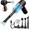 Handheld Vacuum Cordless 6000PA Powerful Car Vacuum Cleaner 120W Lightweight Mini Hand Held Vacuum Rechargeable 3 in 1 Rechargeable Hand held Vacuum with Strong Suction for Home, Pet Hair,Black