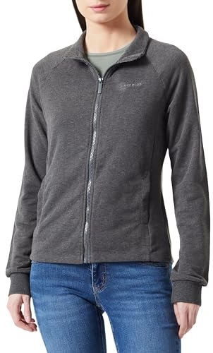ONLY Onpmelina Life Hn FZ LS Swt Noos Giacca Sportiva, Grigio Scuro mélange, L Donna