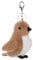 Apricot Lamb Spatz Vogel Netter Schlüsselanhänger, weich gefüllte Plüsch Schlüsselanhänger Spielzeug für Kinderrucksack, Geldbörse, 10 cm