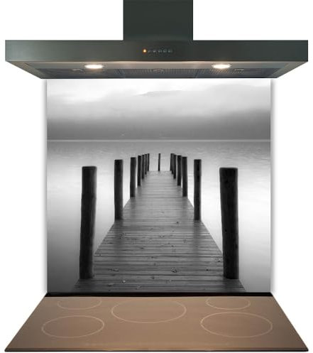 Printed Toughened Glass Splashback for Kitchen, Tempered Heat Resistant Glass Splashbacks for Cookers (Design 2014, 60 x 60cm)