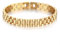 JSNOM Bracciale Uomo Acciaio Argento: Bracciali Cubano Acciao Inossidabile, Larghezza 8/10/12 mm, Regali Braccialetto Fidanzato Papà Uomo (Oro-12mm-20cm)