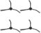 Be In Your Mind 4 Pezzi Di Spazzola A Bordo Triangolare Per Robot Aspirapolvere Con Spazzola Laterale Compatibile Con ILife A4s V3s A4 V5 V5s Pro.