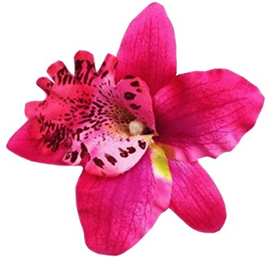 Diawell Orchidee Haarblume Haarclip Haarspange Blume Blüte Ansteckblume Haarschmuck