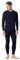 LAPASA 100% Lana Merino Completo Termico Uomo Peso Outdoor Hiking - Abbigliamento Intimo Caldo Pantaloni e Canotta Intimo Trekking Alpinismo Outdoor Calcio Running Blu Navy (Caldo) M