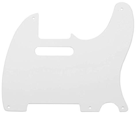 Fender Pickguard Tele 5-Hole White - Schlagbrett