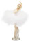 Pasamer Kleine Handwerk Harz Ballerina Figur für Wohnkultur Akzent, Tischdekoration Home Office Decor Skulptur(#037)