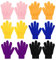 QKURT 6 Paar Winterhandschuhe, Kids Magic Stretch Handschuhe Kinder Handschuhe Unisex Jungen Mädchen Stricken Vollfingerhandschuhe für den täglichen Gebrauch