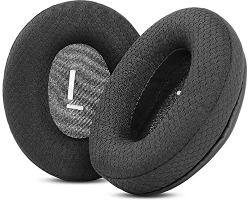 Cloud II Ersatz-Ohrpolster-Kissen kompatibel mit HyperX Cloud II Cloud Pro HyperX Cloud Alpha Headset Ohrenschützer Kissen (Schwarz2)