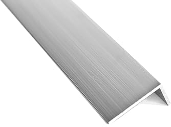 nielsen Aluminium Winkelprofil Natur (Pressblank) 2000x40x10 mm, Stärke: 2 mm, Länge: 200 cm, ungleichschenklig, Made in Germany, Eckschutzprofil, Kantenschutz, Abschlußprofil, Ausgleichswinkel
