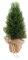 Nordstern Tannenbaum im Jutesack - Weihnachtliche und winterliche Deko - Ideal für Christbaumkugeln und Lichterketten - Ø 11 x 37 cm
