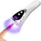 LIRANK Handheld LED UV Nail Lamp, Upgraded Mini Wireless Dryer, Resin Gel Polish Curing Light USB Rechargeable 5V, Fast-Dry Dolphin Shape Lamp Portable for Home DIY Salon Manicure, White (LCH19S)
