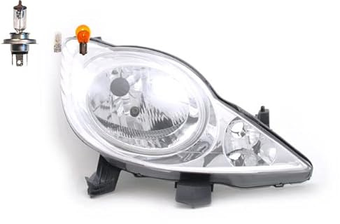 Johns, Scheinwerfer Halogen passend für Peugeot 107 06/2005-01/2012 Rechts Leuchtmittel