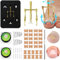 Eingewachsene Zehennägel Set, Zehennagel Korrektur Patch, Korrektor Pediküre, Eingewachsen Zehennägel Streifen, Edelstahl Fusspflege Set Professionell