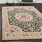 Mazovia Orientalisch Vintage Teppich - Kurzflor - Muster mit Medaillon - Traditioneller Teppich für Wohnzimmer, Esszimmer - ÖKO-TEX Wohnzimmerteppich - Grün 250 x 350 cm