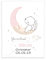 Herding babybest Babydecke, Kuscheldecke Häschen, Personalisiert mit Name und Datum (Bestickt), 75 x 100 cm, 100% Polyester
