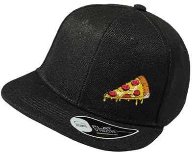 (A) Kinder Cap : Pizza - Jungen - Cappy Jungs - Sport Mütze (One Size)
