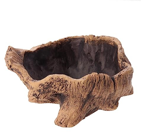 Yardwe Vintage-Sukkulententopf Desktop-Bonsai-Topf Blumentöpfe Für Zimmerpflanzen Baumstamm-Pflanzgefäß Sukkulentenpflanze Sukkulenten-Pflanzgefäß Holztopf Kaktus