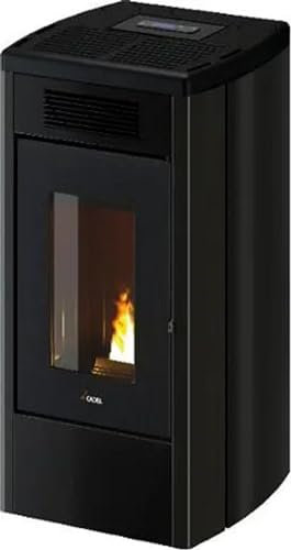Cadel linea ATENA3 7022179 - Stufa a pellet, 12 Kw, Serbatoio 23 kg, Antracite