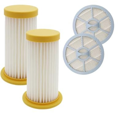 TYRLBDXS 2 filtri HEPA + 2 filtri for aspirapolvere, compatibili con Philips FC8208, FC8250, FC8260, FC8262, FC8264
