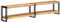 Iiaky TV-Schrank 200x30x40 cm Massivholz Mango Fernsehschrank Hoch Longboard Wohnzimmer