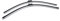 Coche Limpiaparabrisas Para Peugeot 407 407 SW 2004 2005 2006 2007 2008 2009 2010 Limpiaparabrisas Delantero Izquierdo Ventana Coche Cepillos Antilluvia 28+28 Limpia Parabrisas