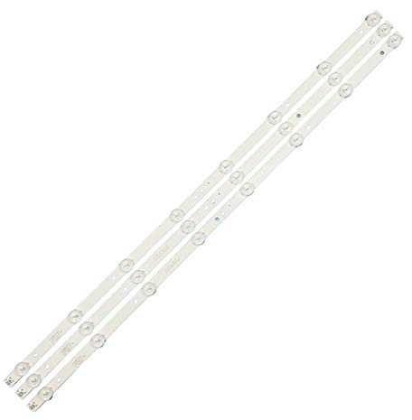 NBCNZCTSAS TV Lamps LED Backlight Strips Fit For Philips 32PHT4001/60 HD TV Bars Kit LED Bands 4708-K320WD-A4213K01 KB-6160 K320WD Rulers(15 pieces)