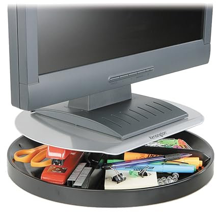 Kensington Spin Station 2 Monitor Stand Height-Adjustable and Rotating Maximum Load 18 kg