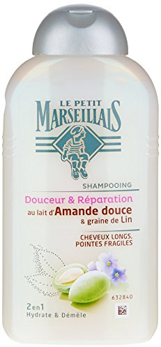 Le Petit Marseillais Shampoo mit Flachs und Mandelmilch langes brüchiges Haar 250 ml