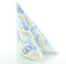 Sovie HORECA Airlaid Serviette MARITIM 40 x 40 cm, 1/4 Falz, 50 Stück – Servietten mit maritimen Motiven in Hellblau & Beige – Leuchtturm, Seestern, Muscheln, Anker, Steuerrad