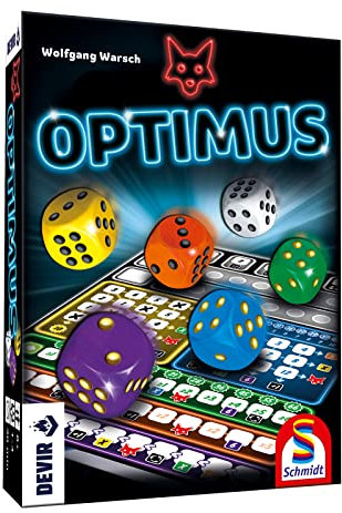 Devir- Optimus, Juego de Mesa Dados con Amigos o en Solitario para Fiestas, 8 años (BGOPTIM)