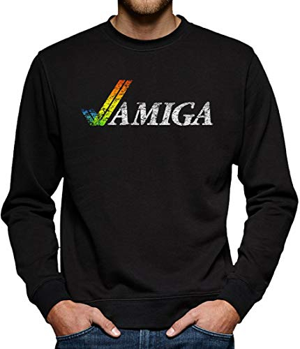 Amiga Sweatshirt Pullover Herren M Schwarz