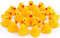 ThinkMax Badeente 24er Set, Quietscheentchen für Badewanne, und Deko, gelb