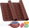 LOVMEAD Silikon Backmatte mit Pyramiden Macaron Silikonform Silikon Matte Moulds Baking Mat 39.5x27.5cm für Makronen