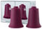 2er Set BellaBambi® Maxi duo Schröpfglas | Saugglocken aus hautverträglichem Silikon | Leichte Intensität für Wellness & Massagen bei leichten Verspannung | Für Rücken Po Bauch | Regular - Brombeer