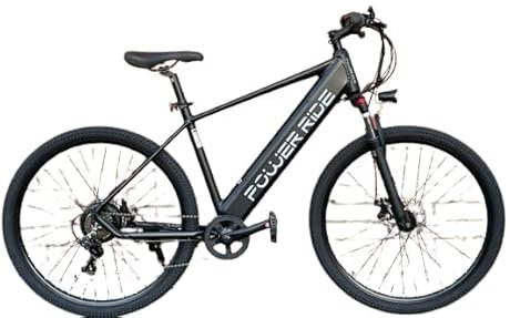 Power-Ride PRO Electric Mountain Bike for Adults, 19 Aluminum, 27.5 Wheel, 250W Ebike Motor, 36V 10.4AH Battery, 7 Speed TXZ500 Shimano Gear System