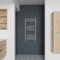 WarmeHaus Sèche-serviettes incurvé chromé style échelle radiateur chauffage central 1000 x 500 mm