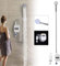 KOLHGNSE Mini Durchlauferhitzer, 3.5KW Elektrischer Durchlauferhitzer Dusche Warmwasser Water Heater mit Auslaufschutz für Küche Badezimmer