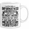 Trendation Informatiker Programmierer Pc Geschenke Ich Bin Informatiker Lustiger Nerd Programmierer Becher (Weiß)