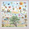 9 Stück Frühlingsdeko Fensterbilder Frühling Selbstklebend, Fenstersticker Frühling Welpe Vogel Baum, Fensterdeko Frühling Kinderzimmer Cafe