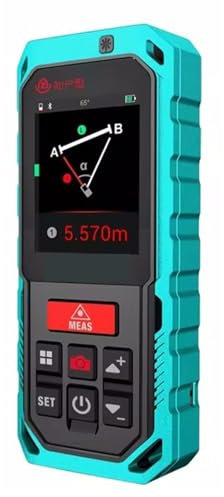 Bluetooth Laser Measure Device, Laser Distance Meter Digital Measure Tool Range Finder with Large LCD Backlit,Bluetooth Connect to APP to Draw,150M