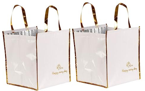 MAGICLULU 2 Bolsas De Aislamiento Para Tartas Con Aislamiento Para Tartas Pequeño Refrigerador Soporte Para Tartas Con Tapa Bolsas De Transporte Para Frío Y Calor Bolsa De Alimentos