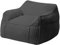 bananair - Lesesessel aus Breitcord - XXL Sitzsack Sofa mit Füllung für Kinder & Erwachsene - Perfekt für eine gemütliche Ecke im Wohn- oder Schlafzimmer (Dunkelgrau)