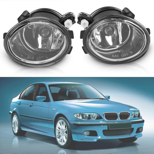 WISGOL LED Nebelscheinwerfer für BMW3 Series (HB/SDN/WGN) (E46) 2001-2005/3 Series (CPE/CONV) (E46) 2001-2006/5 Series (E39) 2001-2004 Ein Paar Nebelscheinwerfer