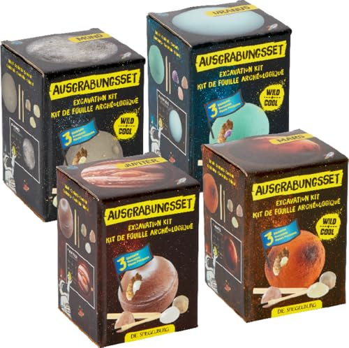 DIE SPIEGELBURG - Edelstein-Ausgrabungsset Planet - Wild+Cool, Sortiert