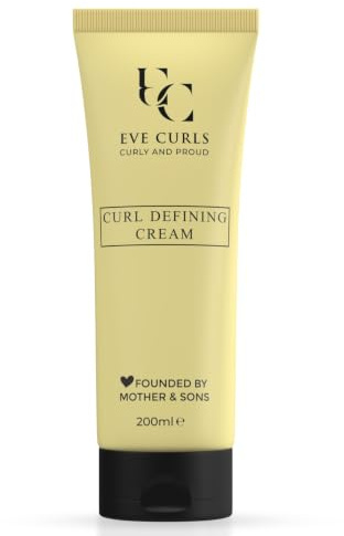 Lockencreme für Naturlocken, Lockentyp 2A bis 4C, 200 ml | Krauses Haar, Welliges Haar, Lockiges Haar, geeignet für die Curly Girl Methode, vegane Formel