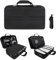 AARONMEI Compatible with PlayStation 5 Pro Gaming Console Protective Storage Case with Shoulder Strap, Large Capacity Organizer for Travel Accessories (Black)