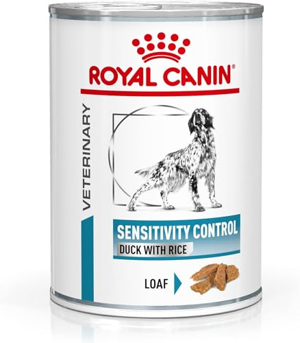 Royal Canin Sensitivity Control | 12 x 410 g | Alimento húmedo para perros adultos | Con pato y arroz | Puede ayudar a reducir el riesgo de reacciones alérgicas