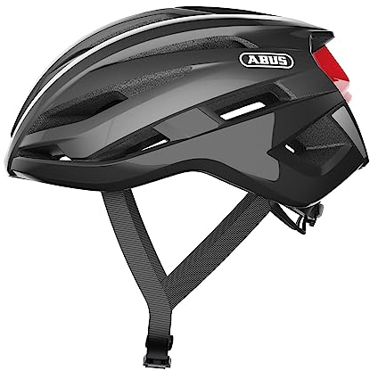 ABUS 87198 Fahrradhelm, Schwarz (Titan), M (52-58 cm)