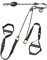 eaglefit - Premium Sling-Trainer „Flex“ Komplettsystem für Zuhause mit Umlenkrolle, Türanker, Wand- oder Deckenhalterung & Zubehör Schlingentraining Suspension Training für Ganzkörper Fitness (grau)