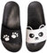 Dedoles Badeschuhe & Hausschuhe viele lustige Designs Bücher Kaffee Katze Party Pizza Dackel Fuchs Panda Delfin Geschenk, Farbe: Pandapfoten, Gr.: 36 EU